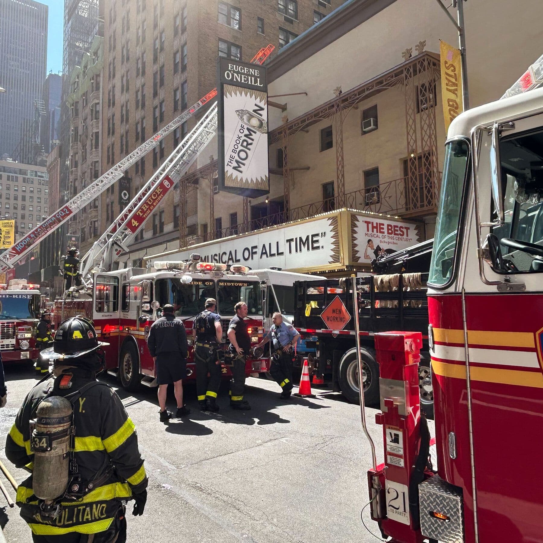 Electrical Fire at Broadway Theater Closes ‘Book of Mormon’ Indefinitely