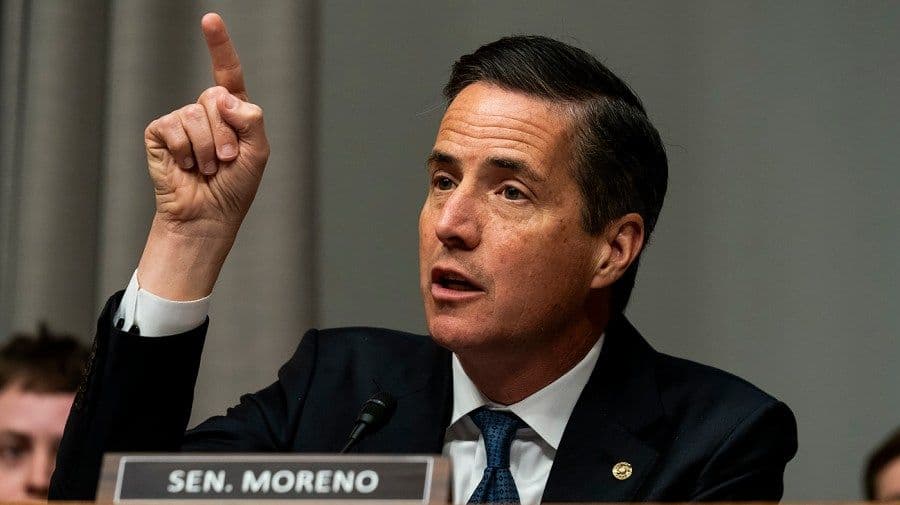 Moreno introduces resolution banning senators from prediction markets