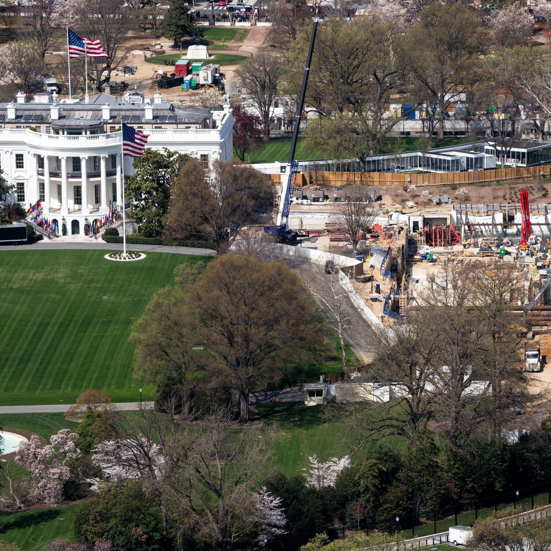 After Security Scare, Trump Demands Approval for His White House Ballroom