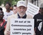 Ian McKellen joins march for LGBTQ+ equality in Commonwealth countries