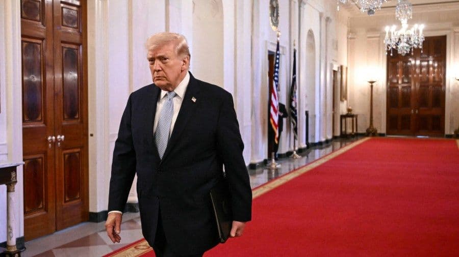 Trump says US Navy forcibly seized Iranian-flagged cargo ship in Strait of Hormuz