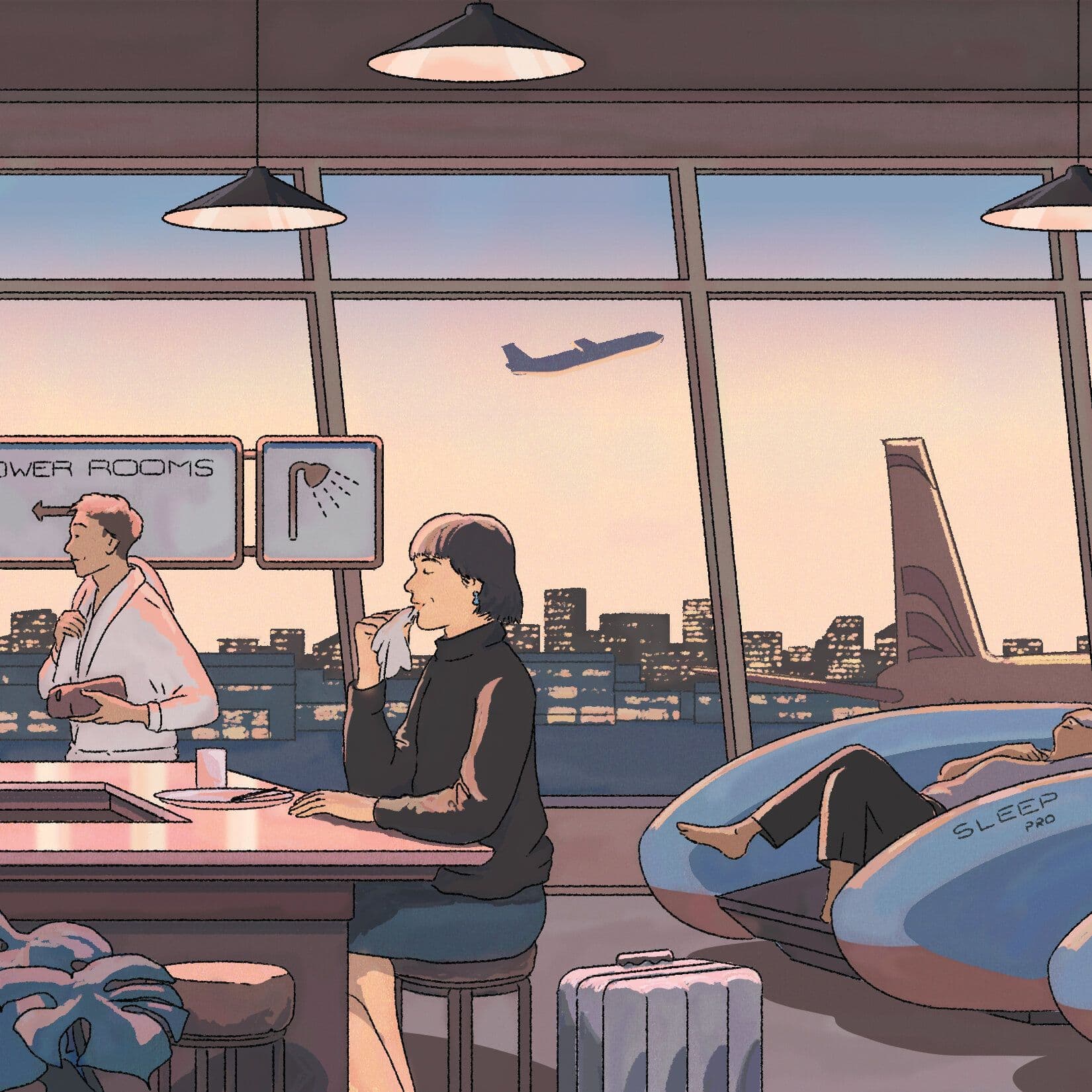 Where to Enjoy an Airport Shower After a Long Flight