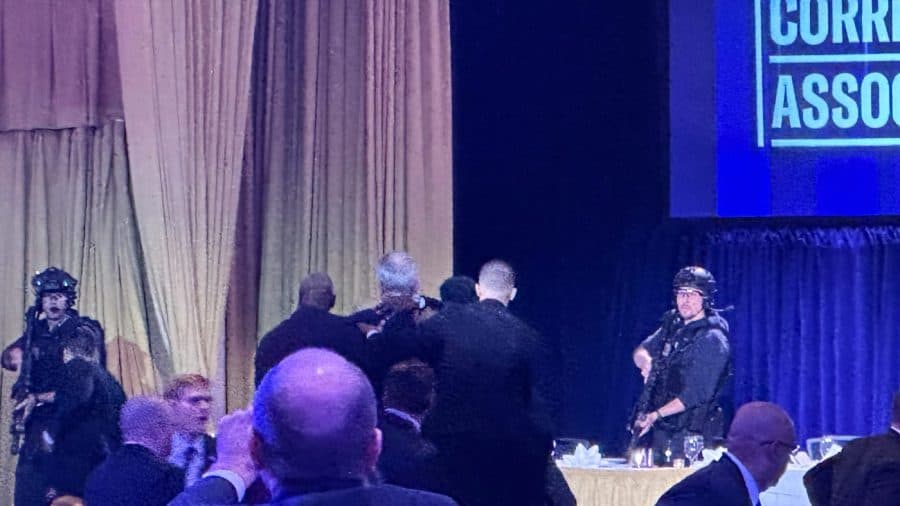 Trump, Cabinet evacuated from White House Correspondents Dinner after shots fired