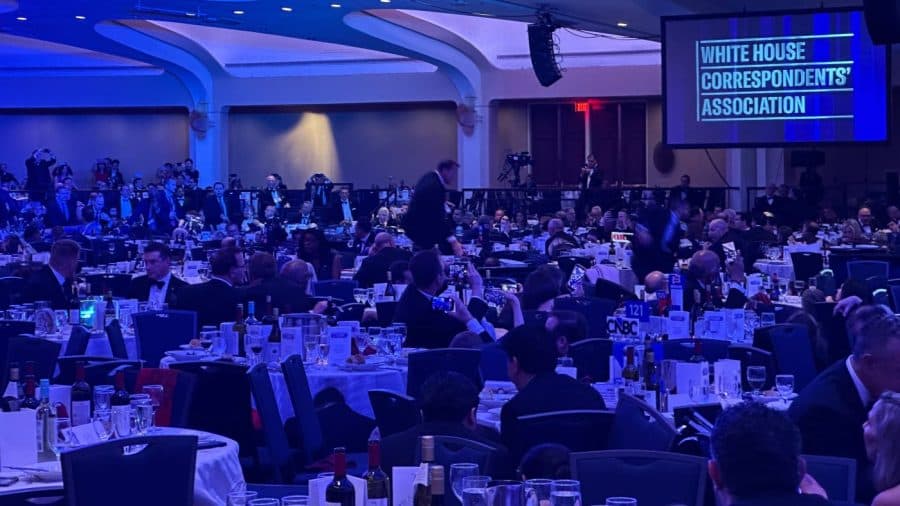 Man who kept eating salad during WHCA dinner shooting says he 'wasn't scared'