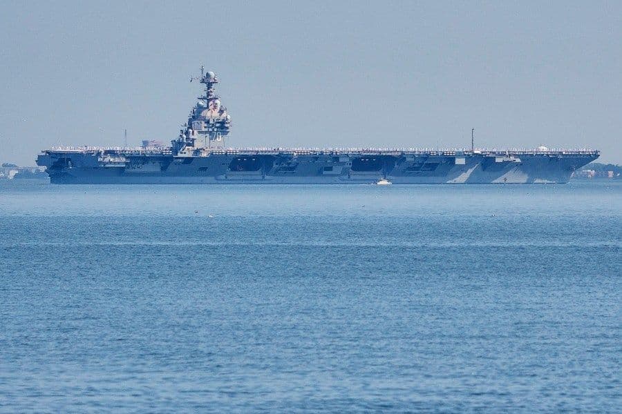3 carriers operating in Middle East for first time in decades