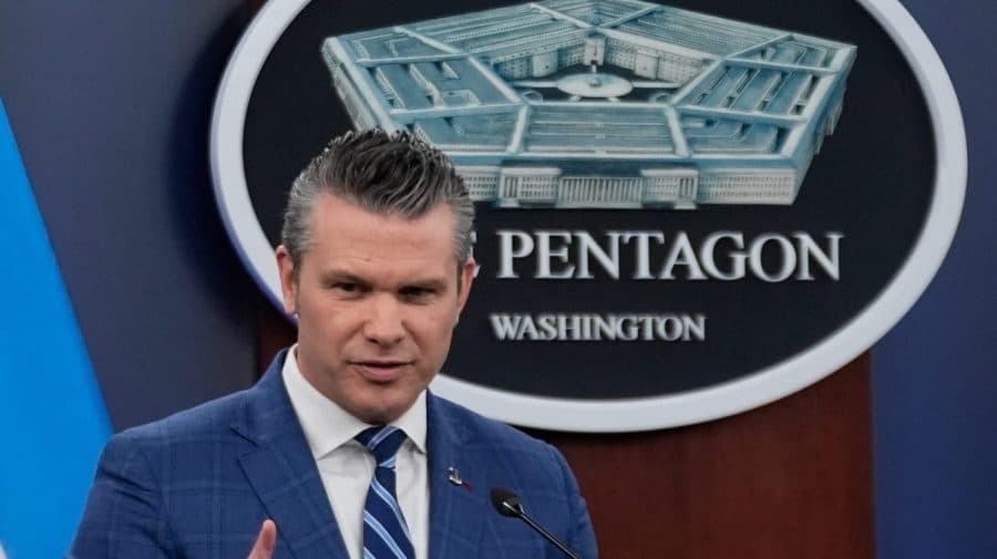 Watch live: Hegseth, Caine brief on Iran operation amid blockade